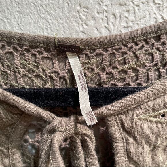 Free People Green Top - Picture 2 of 3